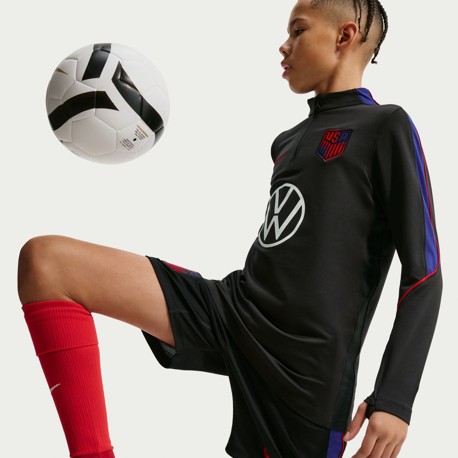 USA Strike Big Kids' Nike Dri-FIT Soccer Drill Top