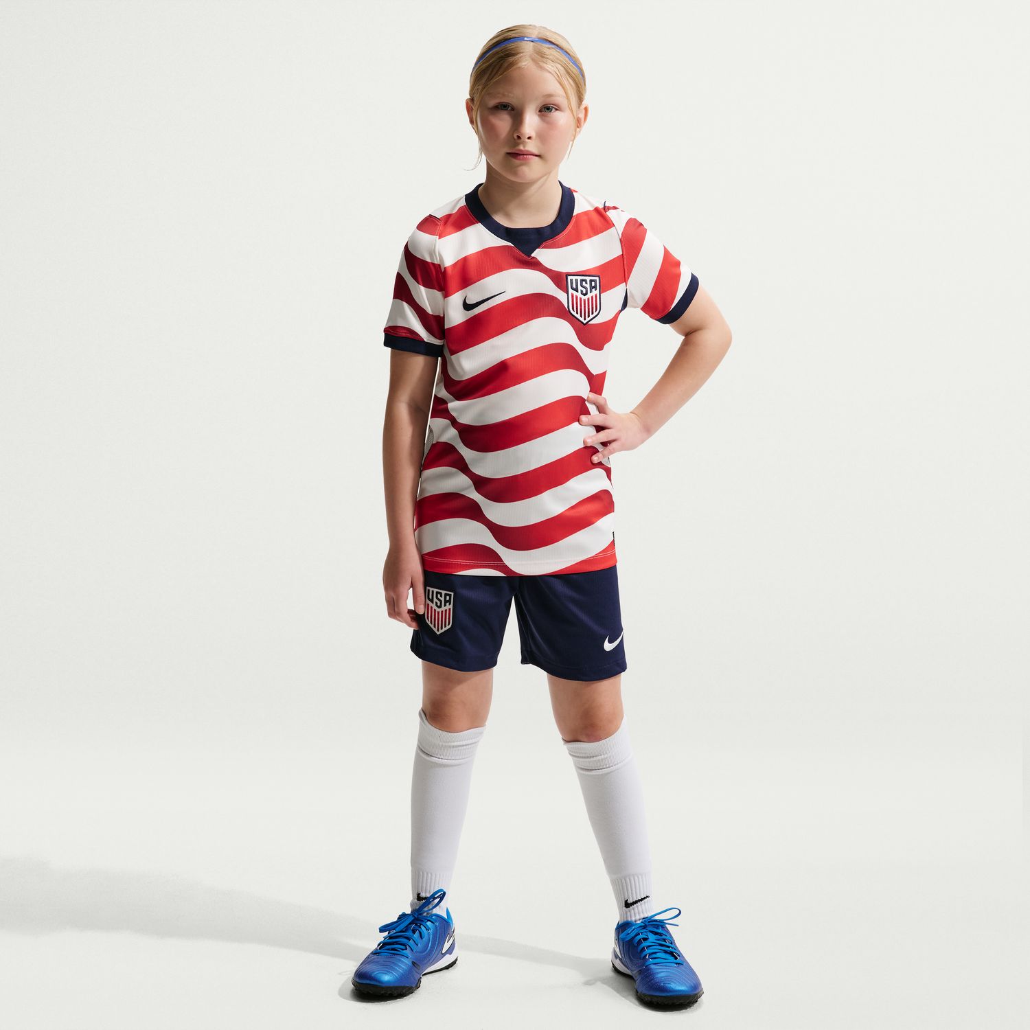 USMNT 2026 Stadium Home Big Kids' Nike Dri-FIT Soccer Replica Jersey