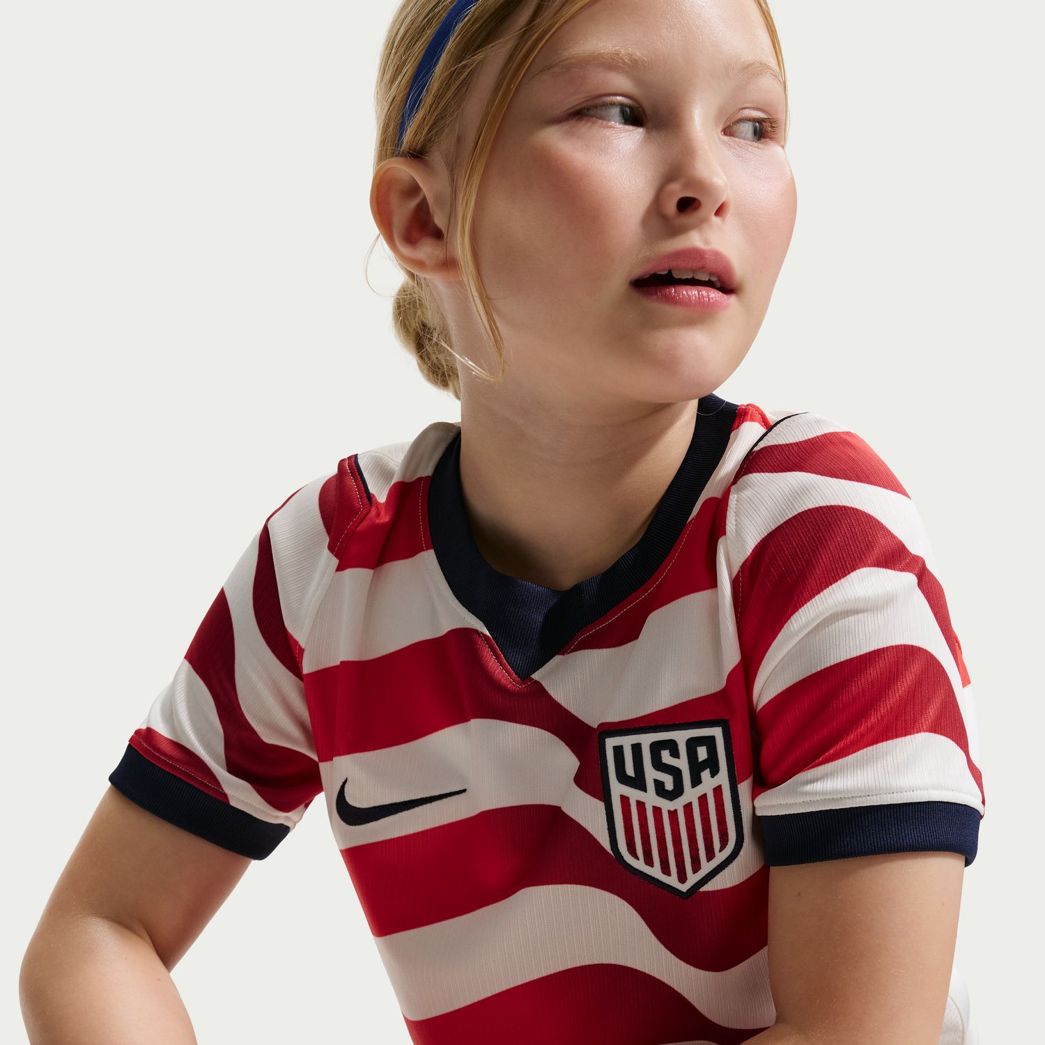 USMNT 2026 Stadium Home Big Kids' Nike Dri-FIT Soccer Replica Jersey