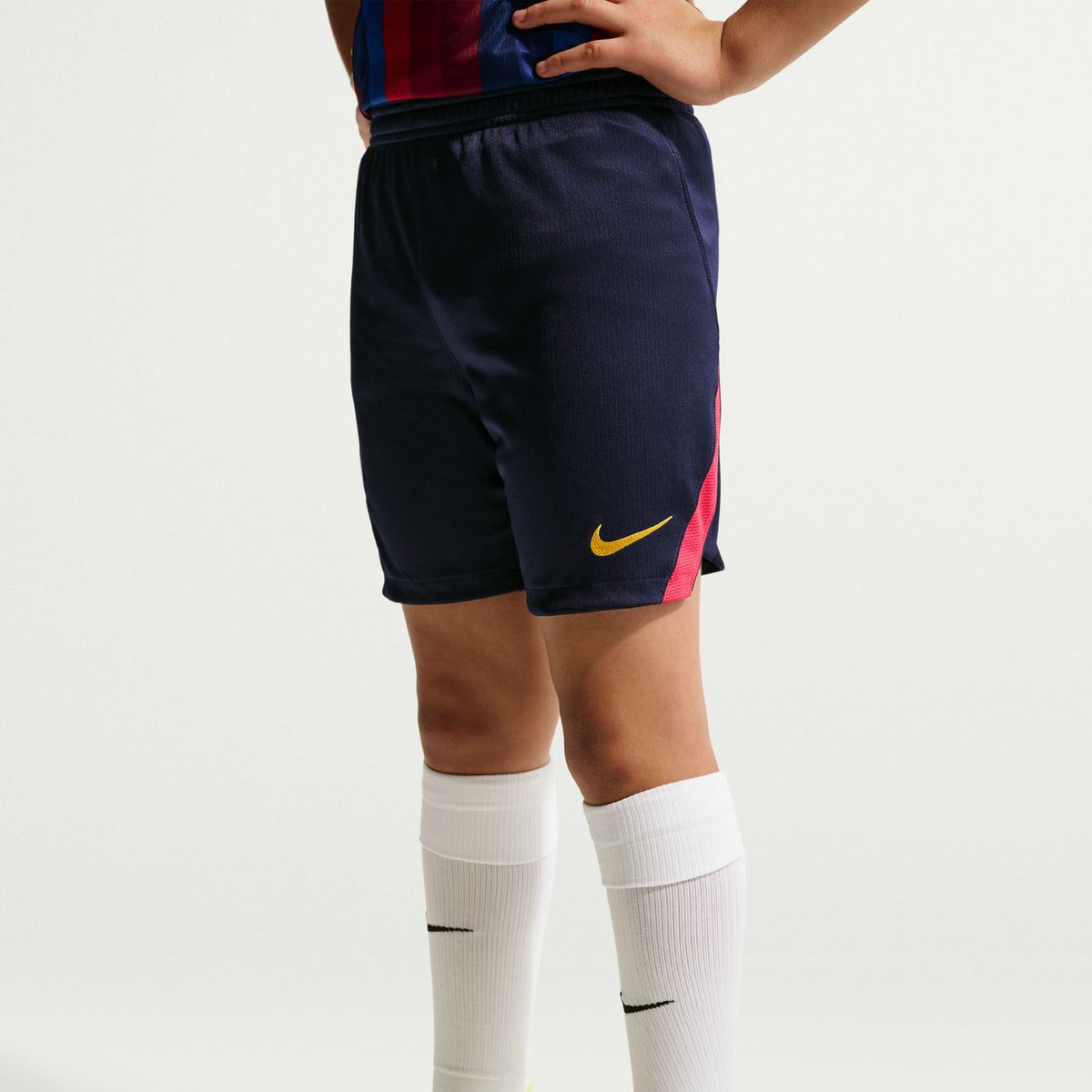 FC Barcelona 2026/27 Stadium Home Big Kids Replica Shorts