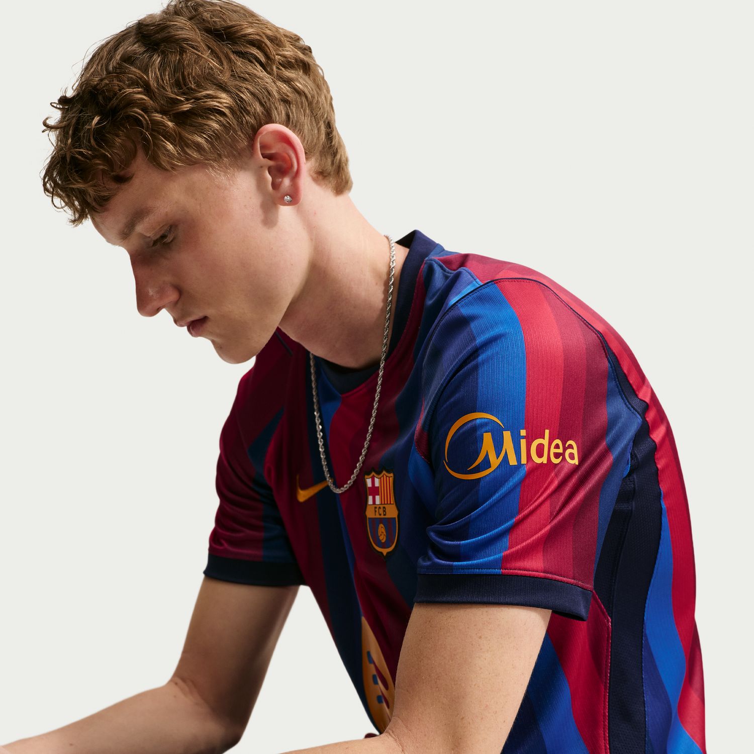 FC Barcelona 2026/27 Stadium Home Men's Nike Dri-FIT Soccer Replica Jersey