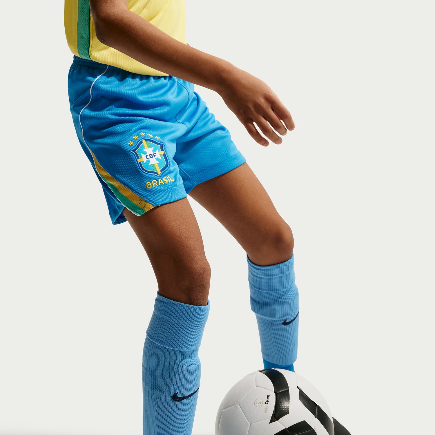 Brazil 2026 Youth Home Shorts
