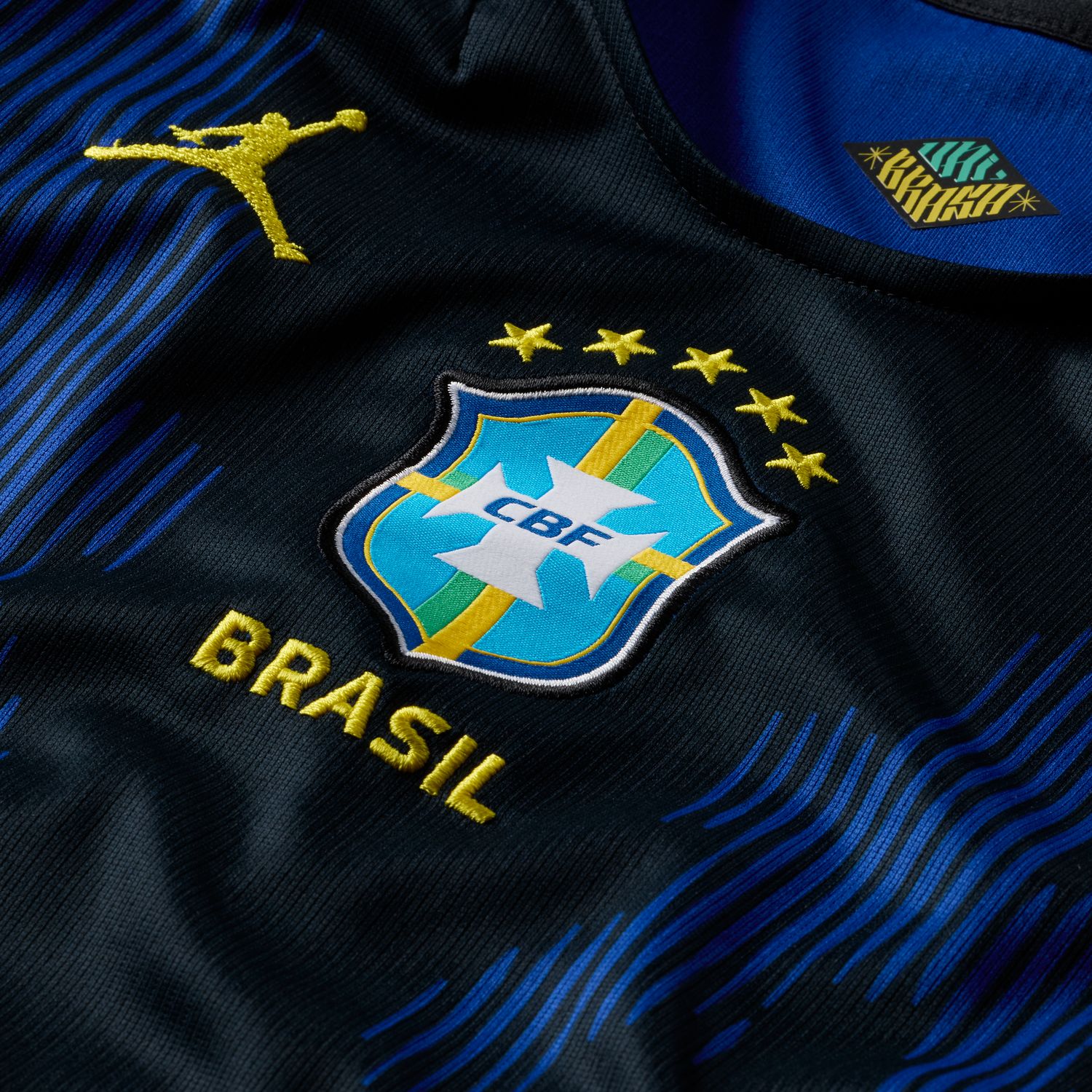 Brazil 2026 Stadium Away Big Kids' Jordan Dri-FIT Soccer Replica Jersey