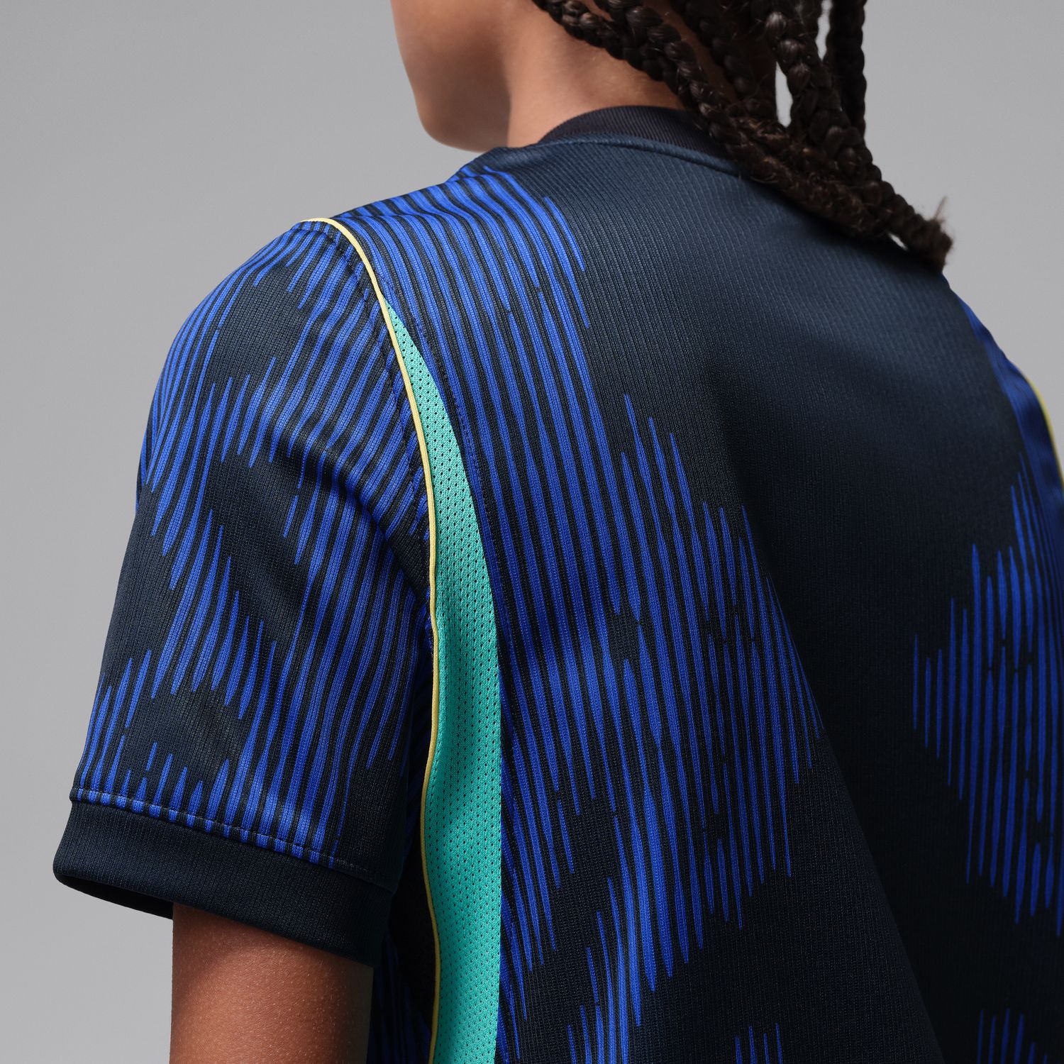 Brazil 2026 Stadium Away Big Kids' Jordan Dri-FIT Soccer Replica Jersey