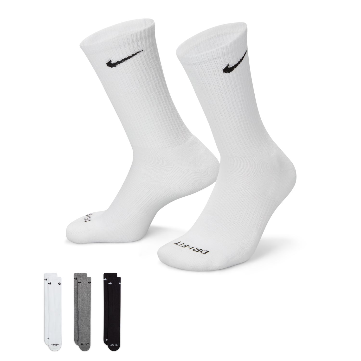 Everyday Cushioned Socks 3-Pack
