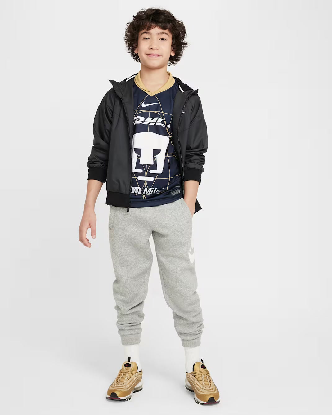 umas UNAM 2024/25 Stadium Away Big Kids' Jersey