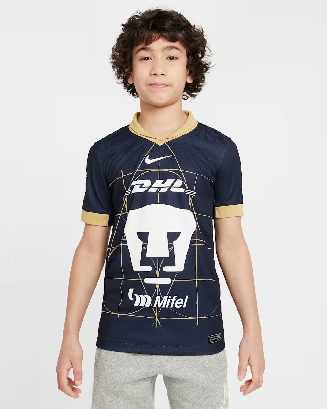 umas UNAM 2024/25 Stadium Away Big Kids' Jersey
