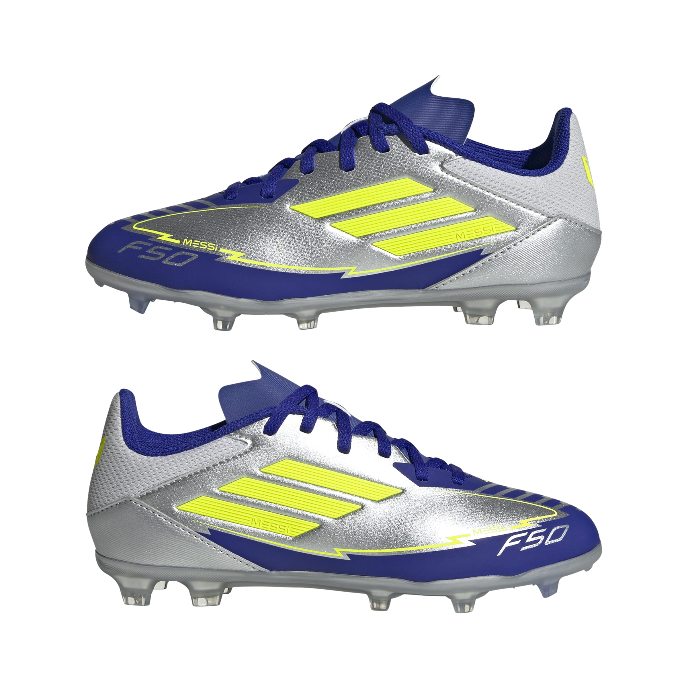 F50+ サッカーシューズ グレー/イエロー 29cm F50 League Messi Firm/Multi-Ground Boots Kids