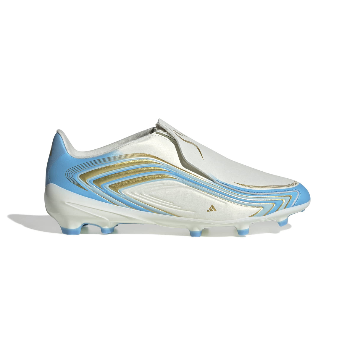 F50 Messi League Laceless Firm Ground Football Boots Kids