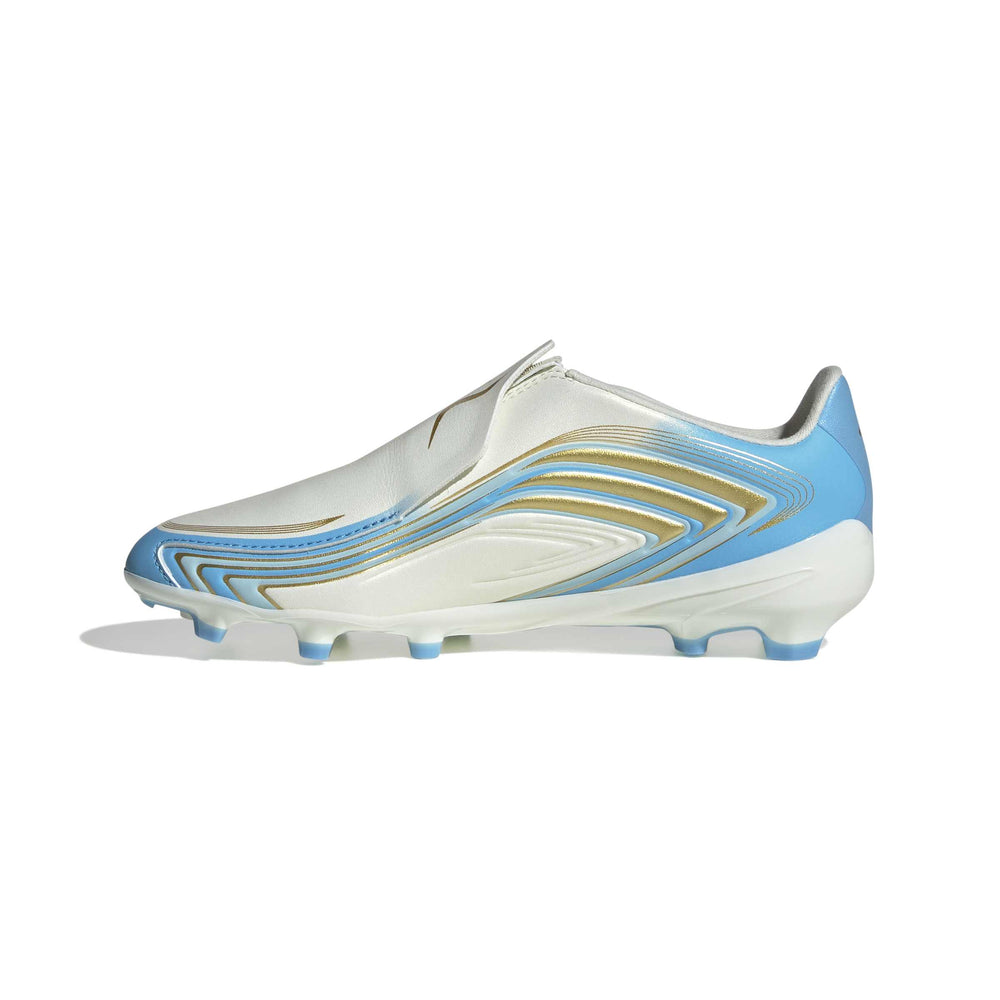 F50 Messi League Laceless Firm Ground Football Boots Kids