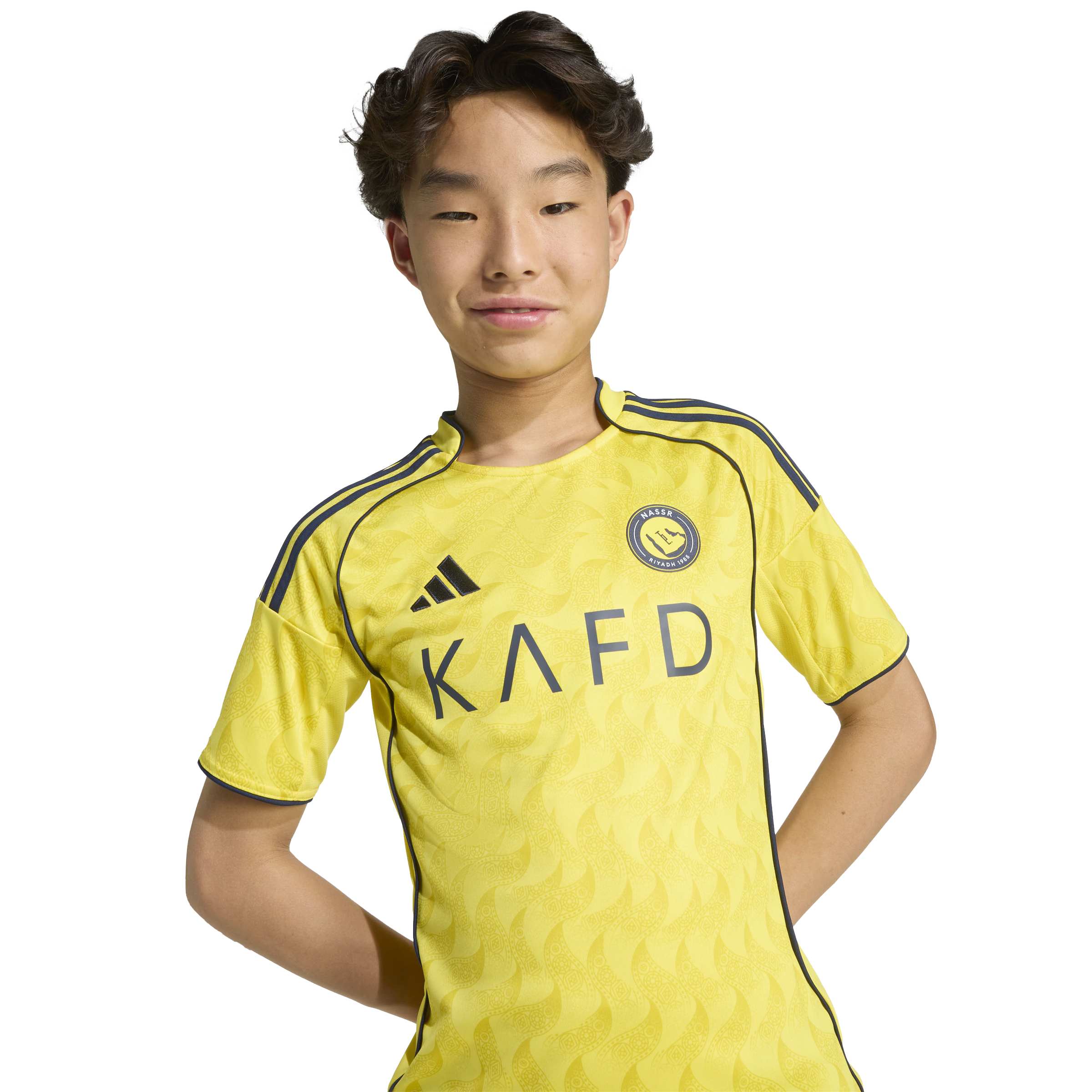Al Nassr 2025-26 Youth Ronaldo Home Jersey