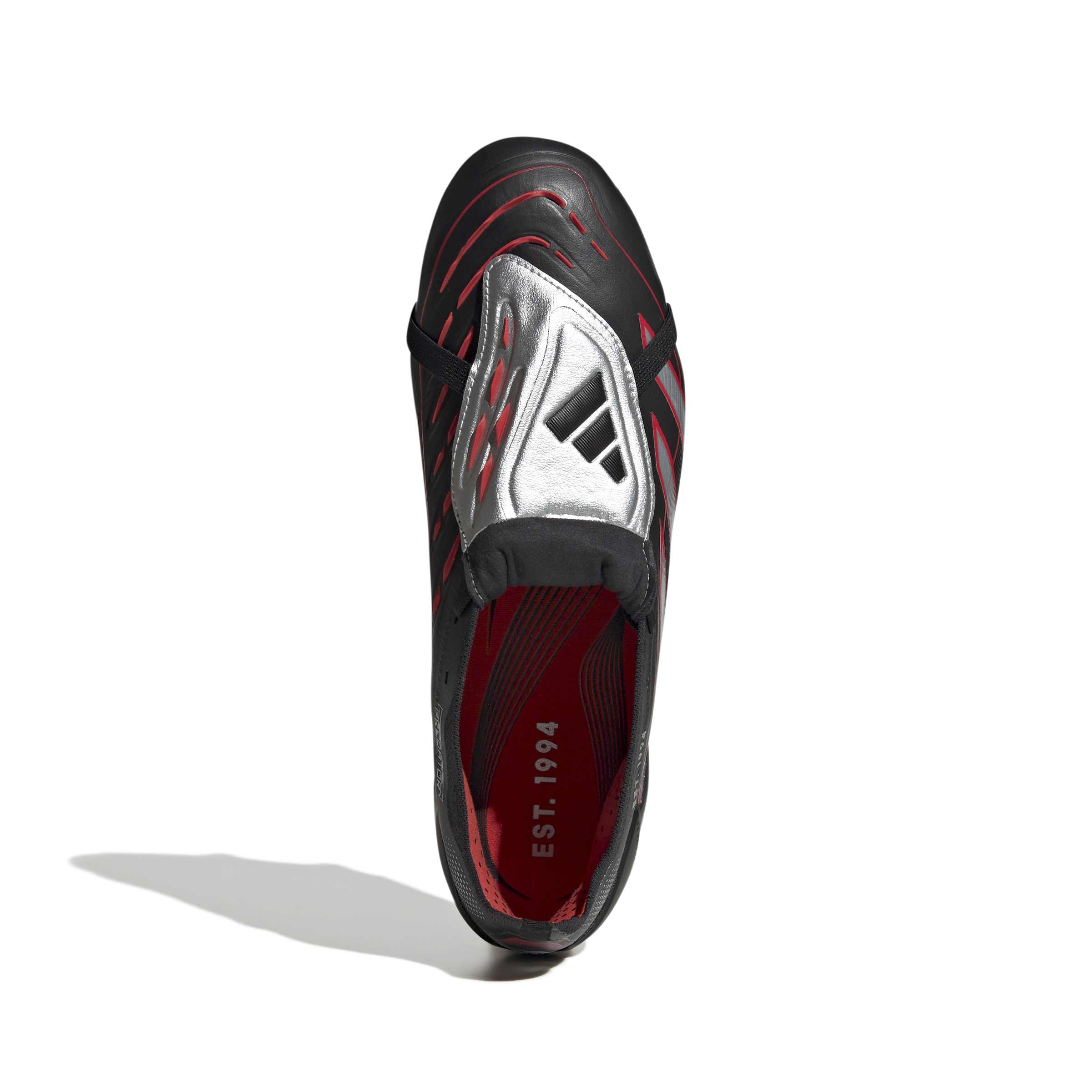 Predator Obsidian Strike Fold-Over Tongue Firm Ground Football Boots
