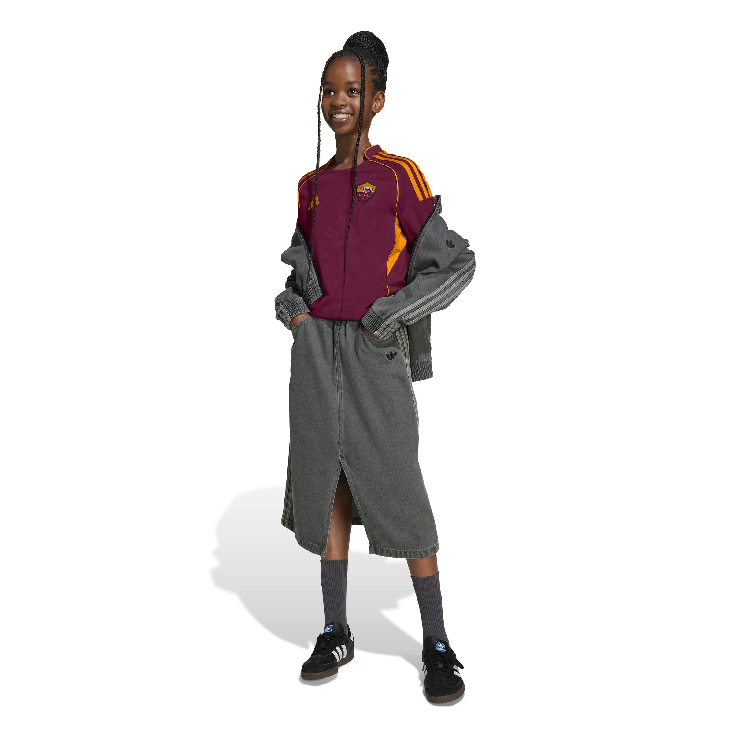 Roma 2025-26 Youth Home Jersey