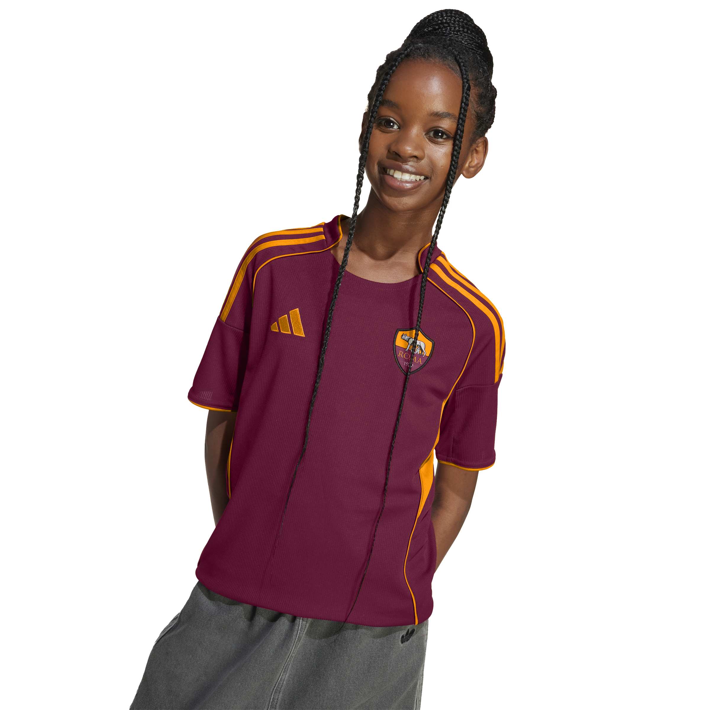 Roma 2025-26 Youth Home Jersey