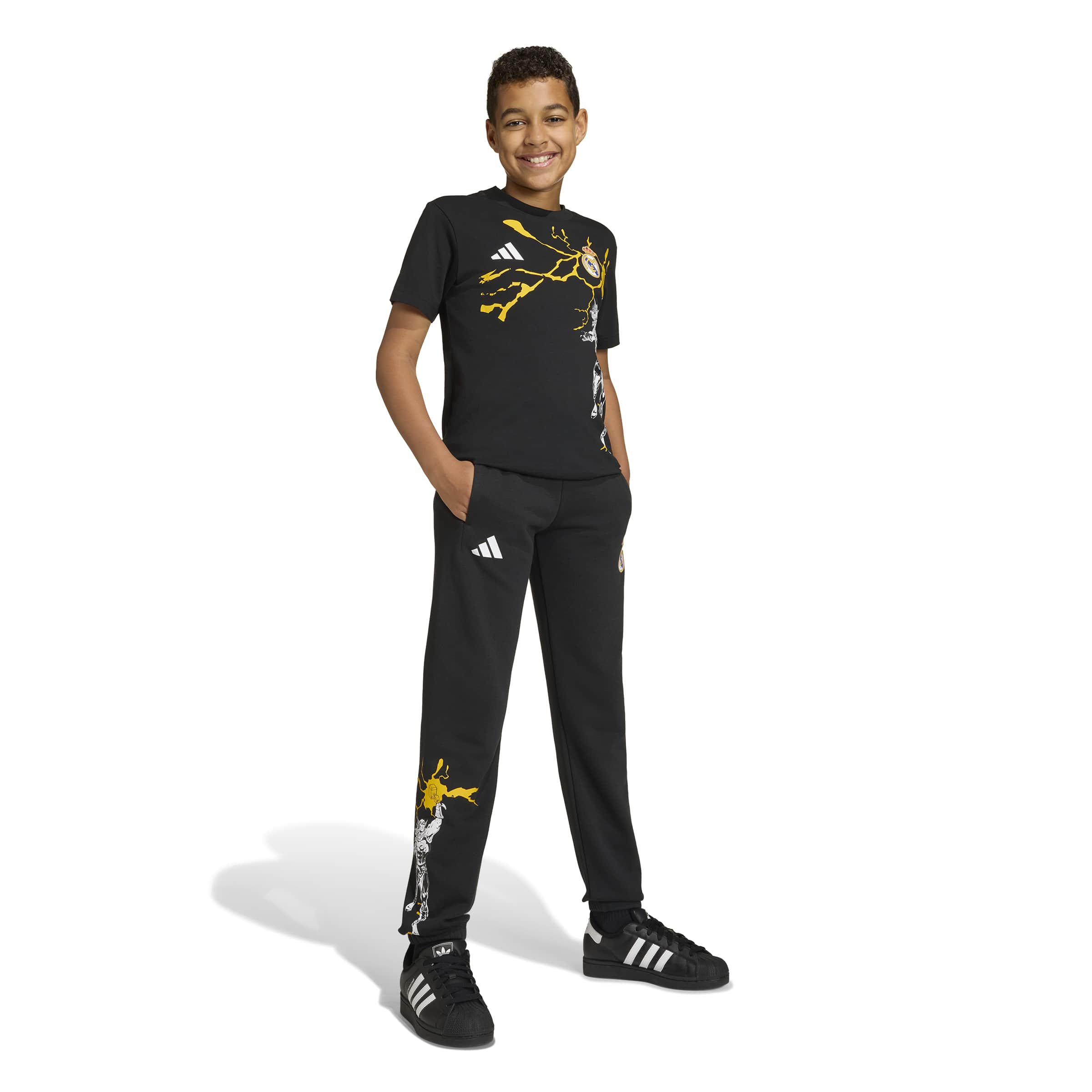 Real Madrid 2026 Youth Marvel Travel Pants
