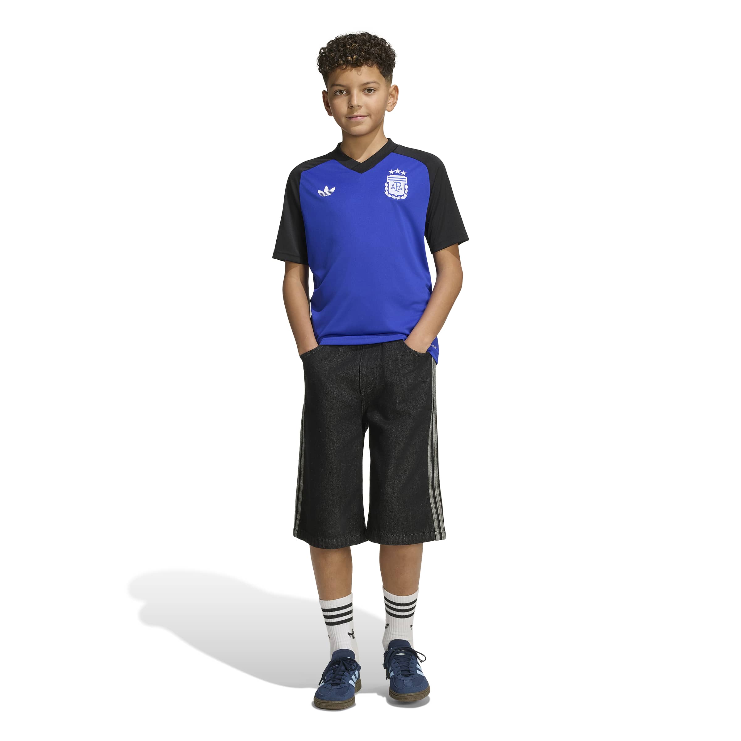Argentina 26 Away Pre Match Jersey Kids