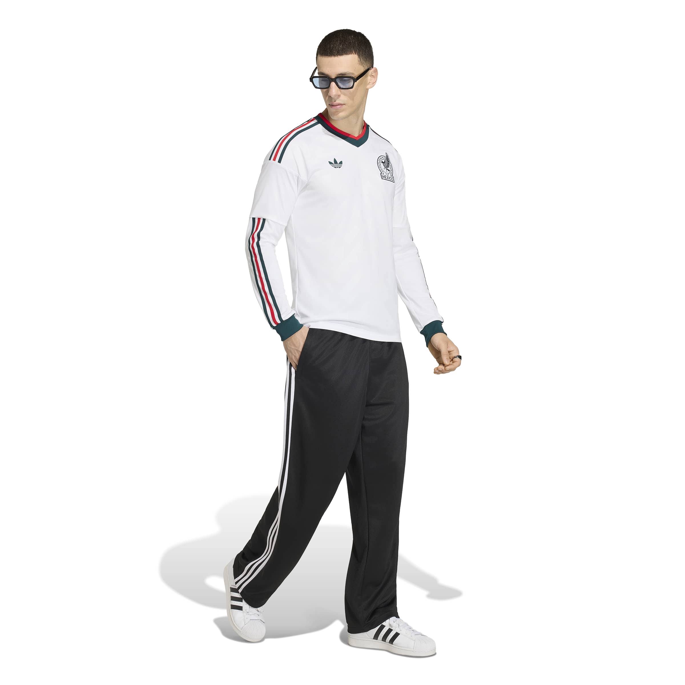 Mexico 26 Men's Away Long Sleeve Jersey