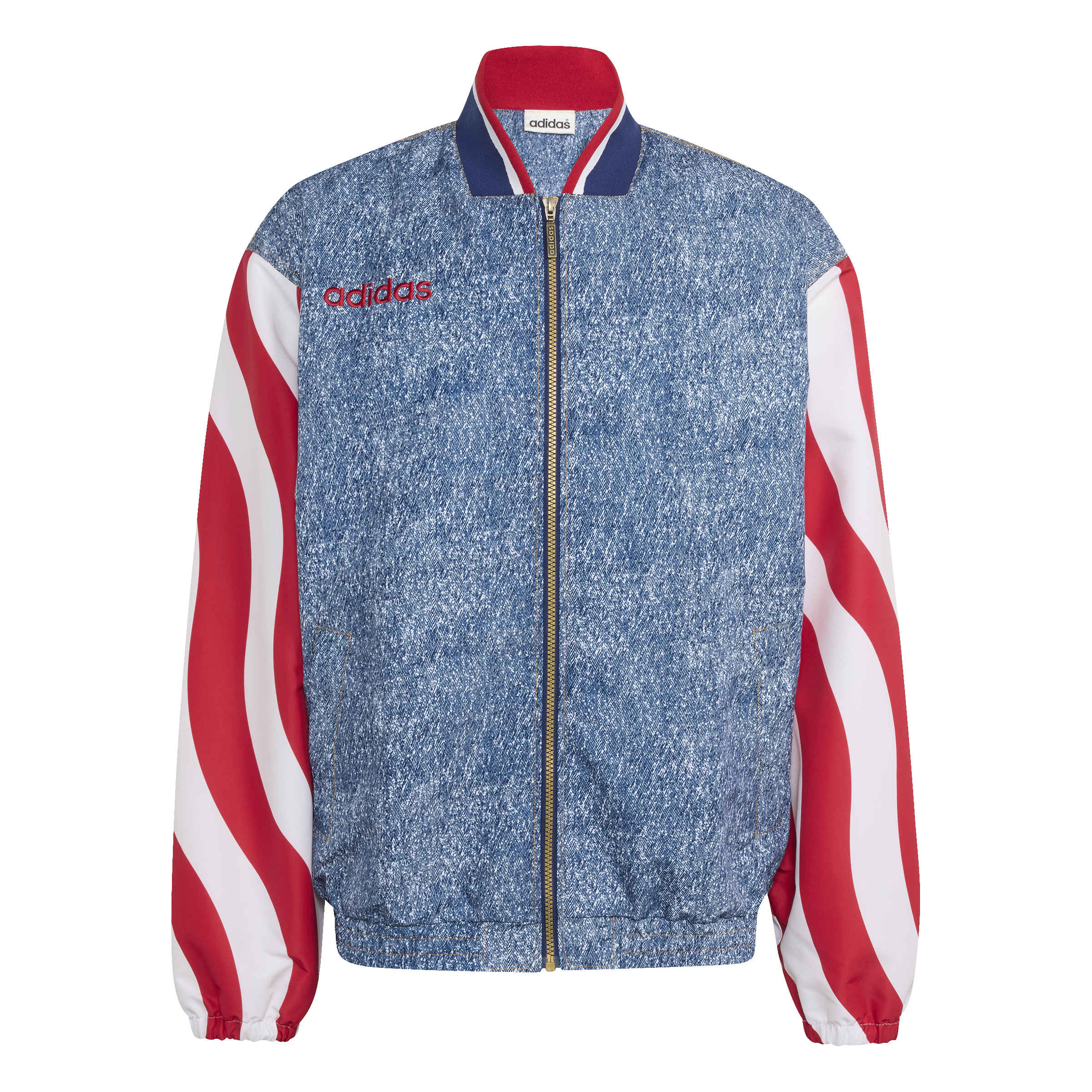 USA Denim Graphic Track Top