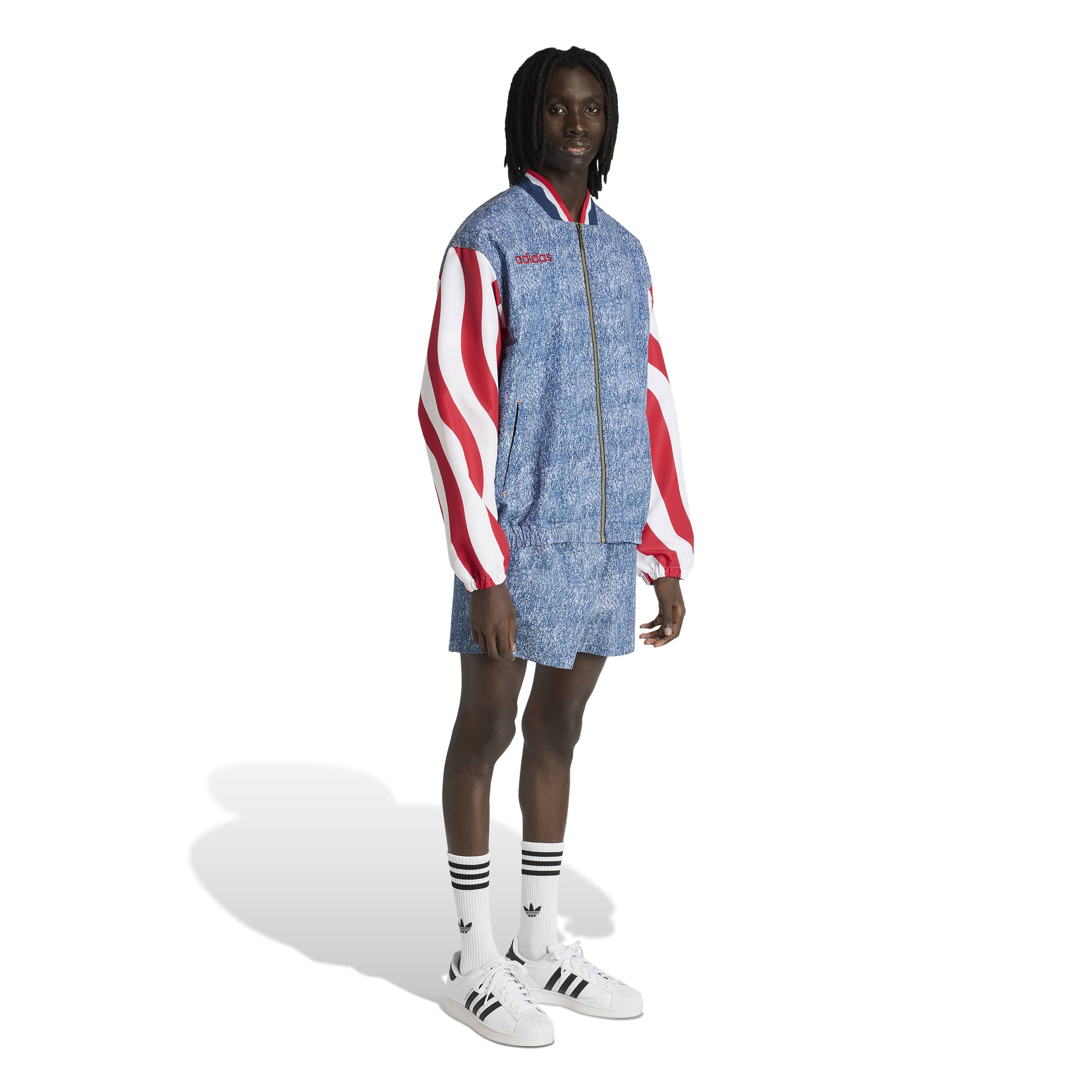 USA Denim Graphic Track Top