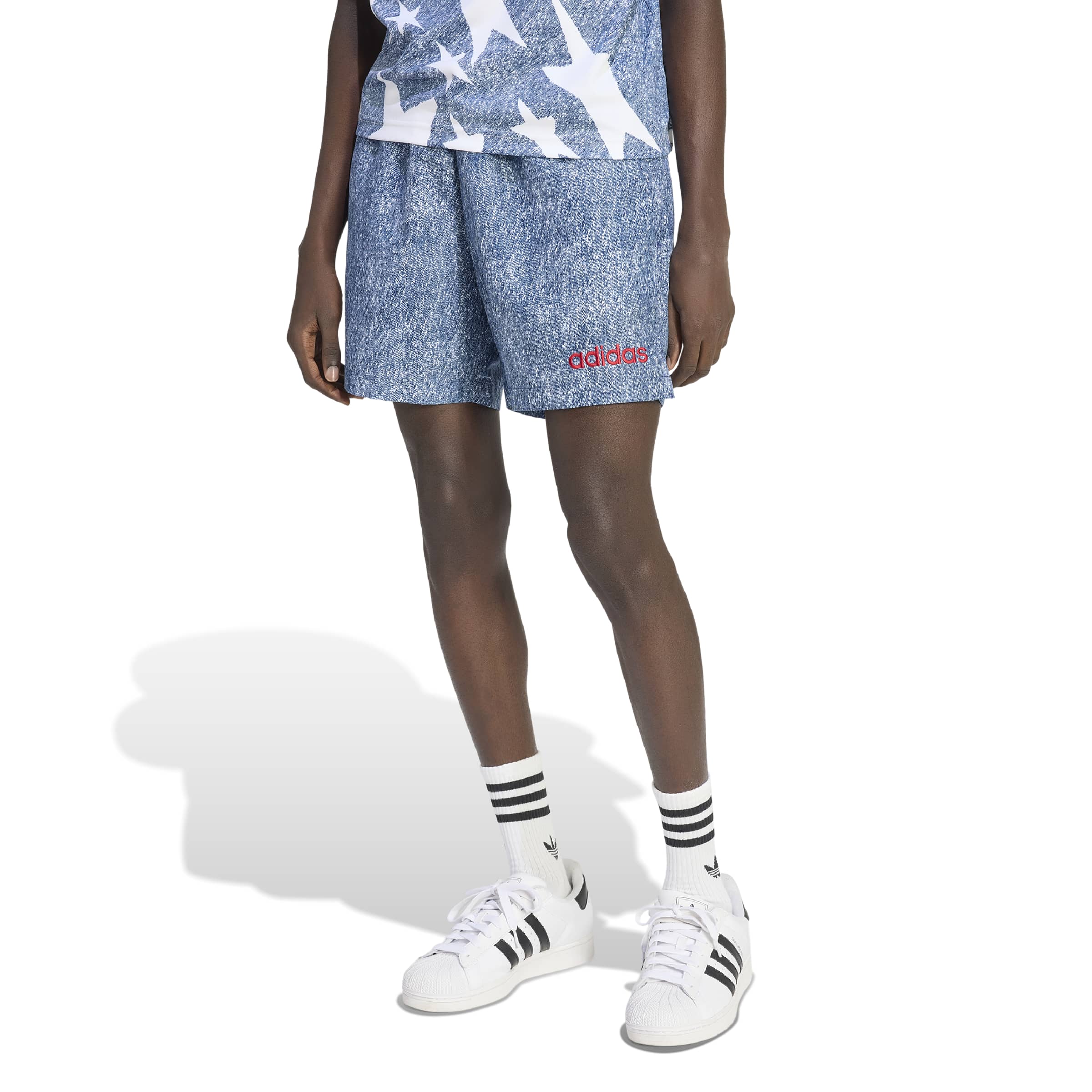 Men's USA Denim Graphic Shorts