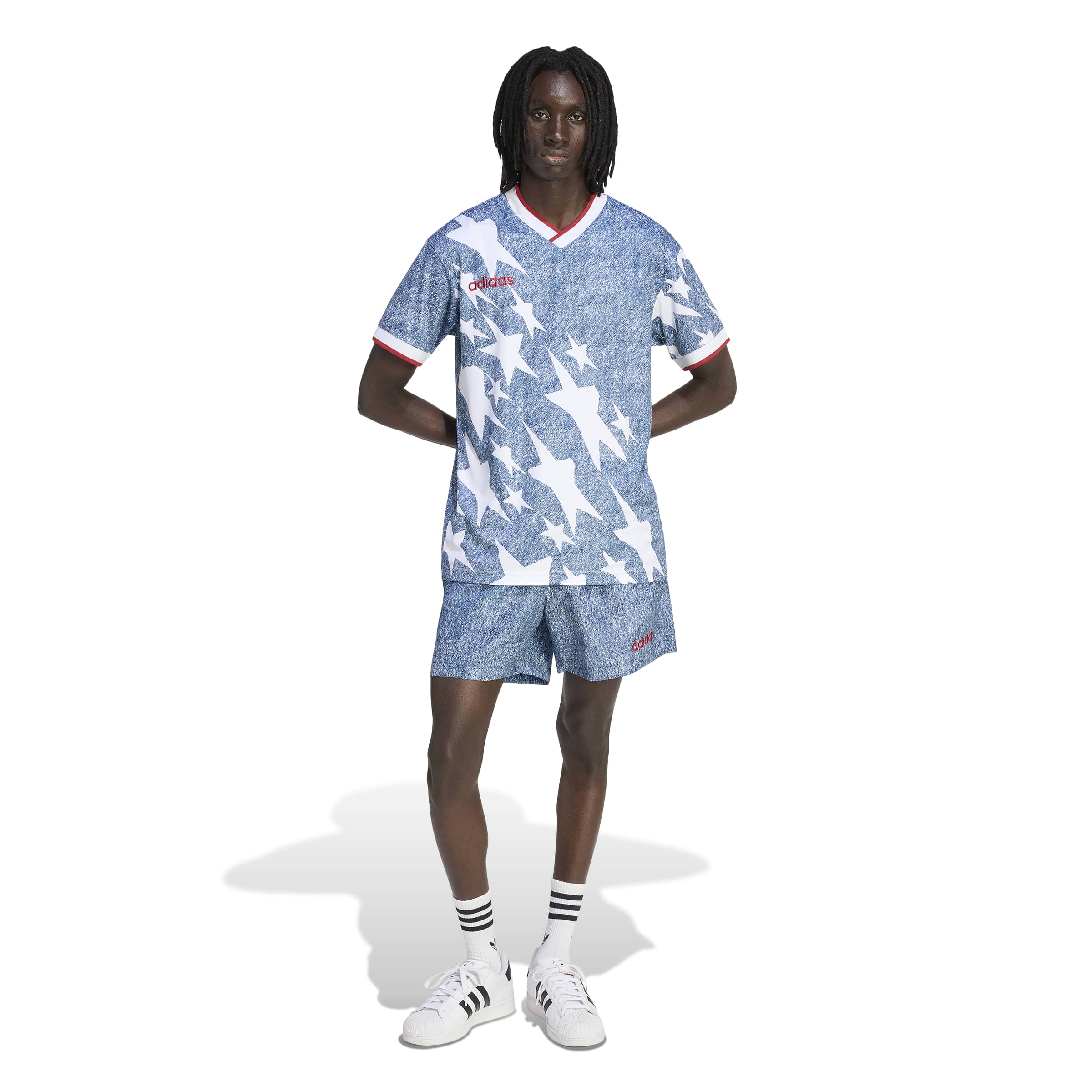 Men's USA Denim Graphic Shorts
