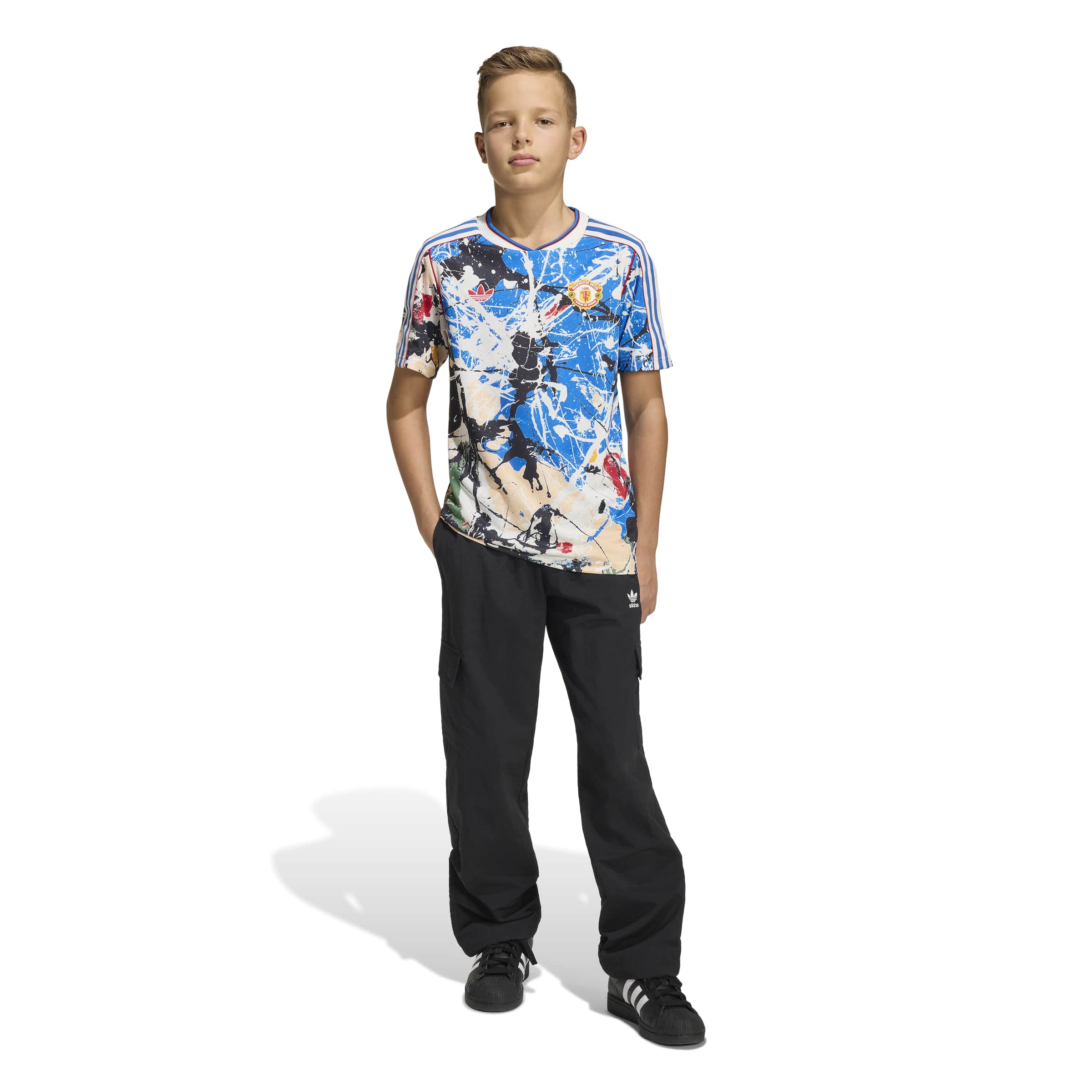 Manchester United Stone Roses Jersey Kids