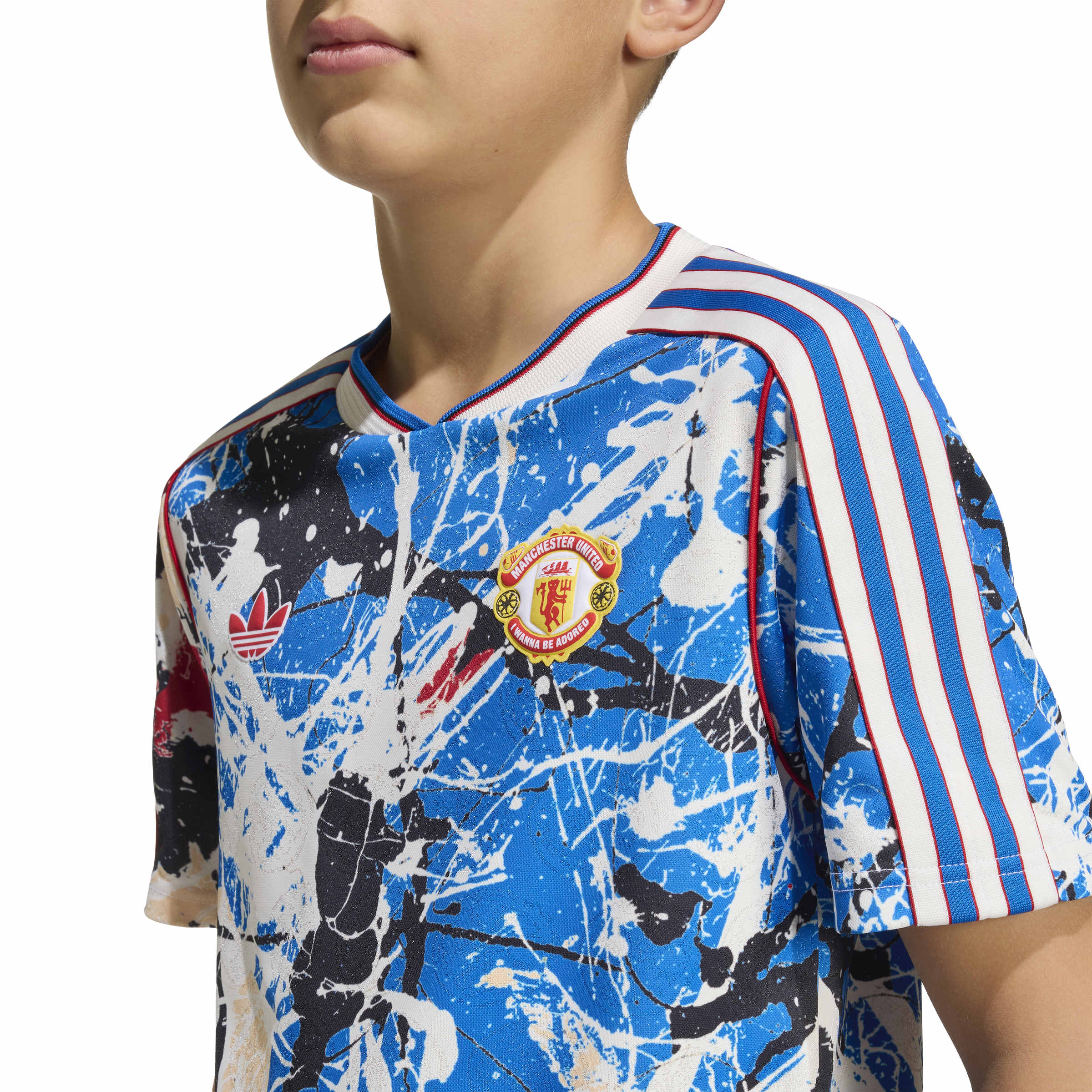 Manchester United Stone Roses Jersey Kids