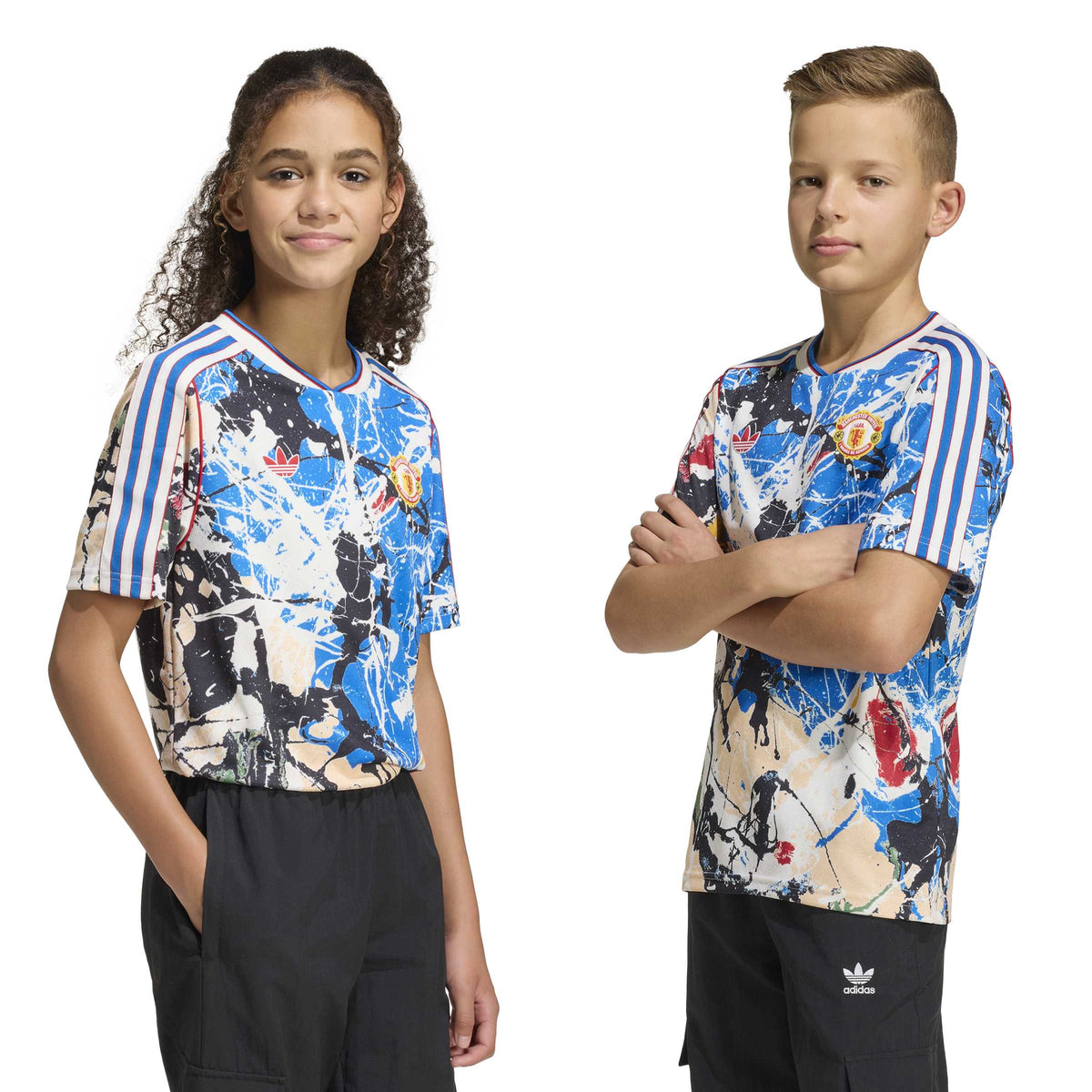 Manchester United Stone Roses Jersey Kids