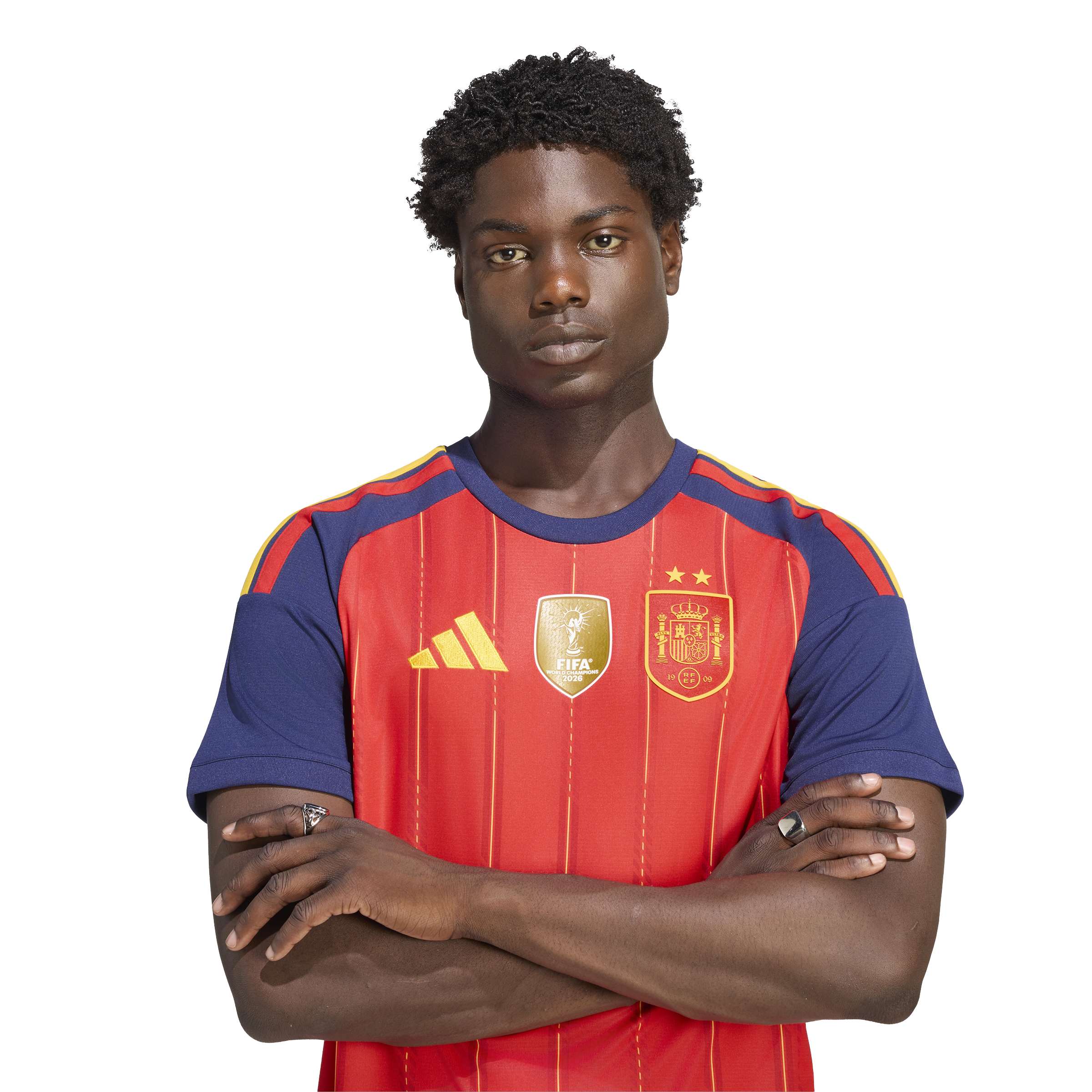 Spain 26 Home Winners Jersey