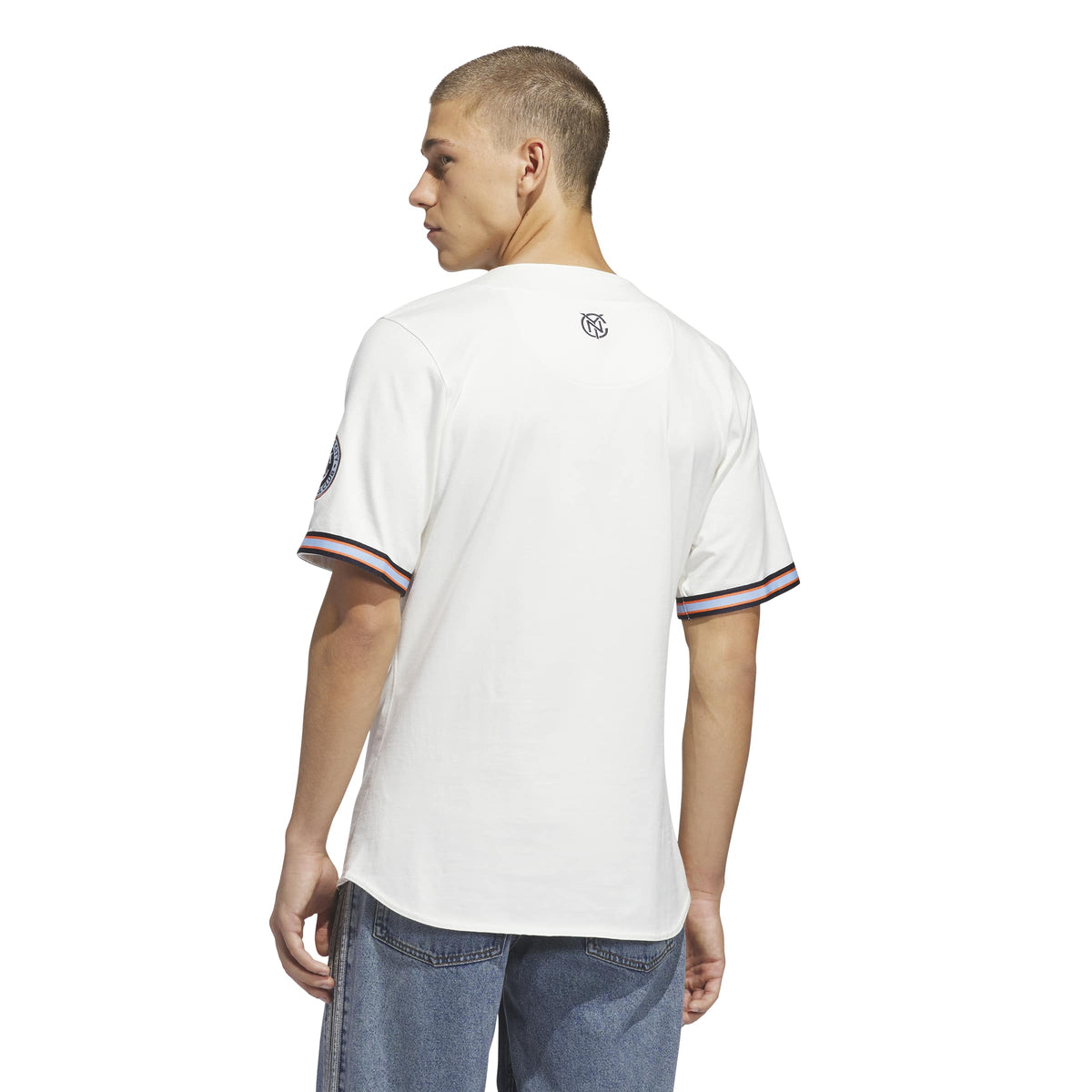 NYC FULL BUTTON COTTON JERSEY